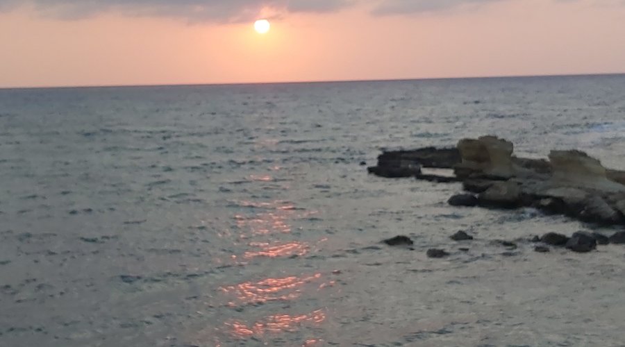 Sunset taken from veranda.