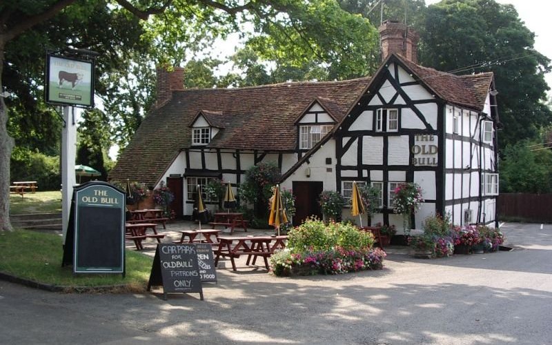A summer"s morning at The Old Bull !