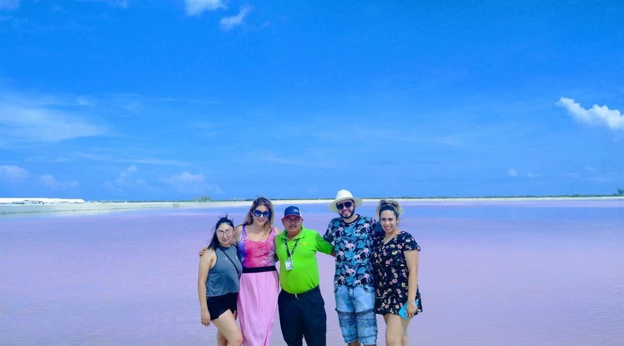 Happy Shuttle Cancun takes you to "Las Coloradas" (means ‘blush red’ in Spanish). It’s actually the name of a tiny village, that specializes in salt production and fishing. The place is a part Rio Lagartos Biosphere, protected Natural Reserve with many birds, crocodiles, flamingos and other species. It’ll take you about 5-6 hours round trip to get there.