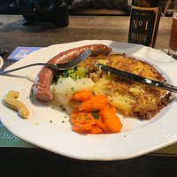 ... local sausage and rösti