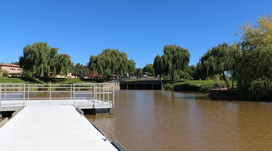 Wheelchair-friendly Fishing Platform
