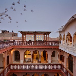 Haveli Dharampura and the rooftop
