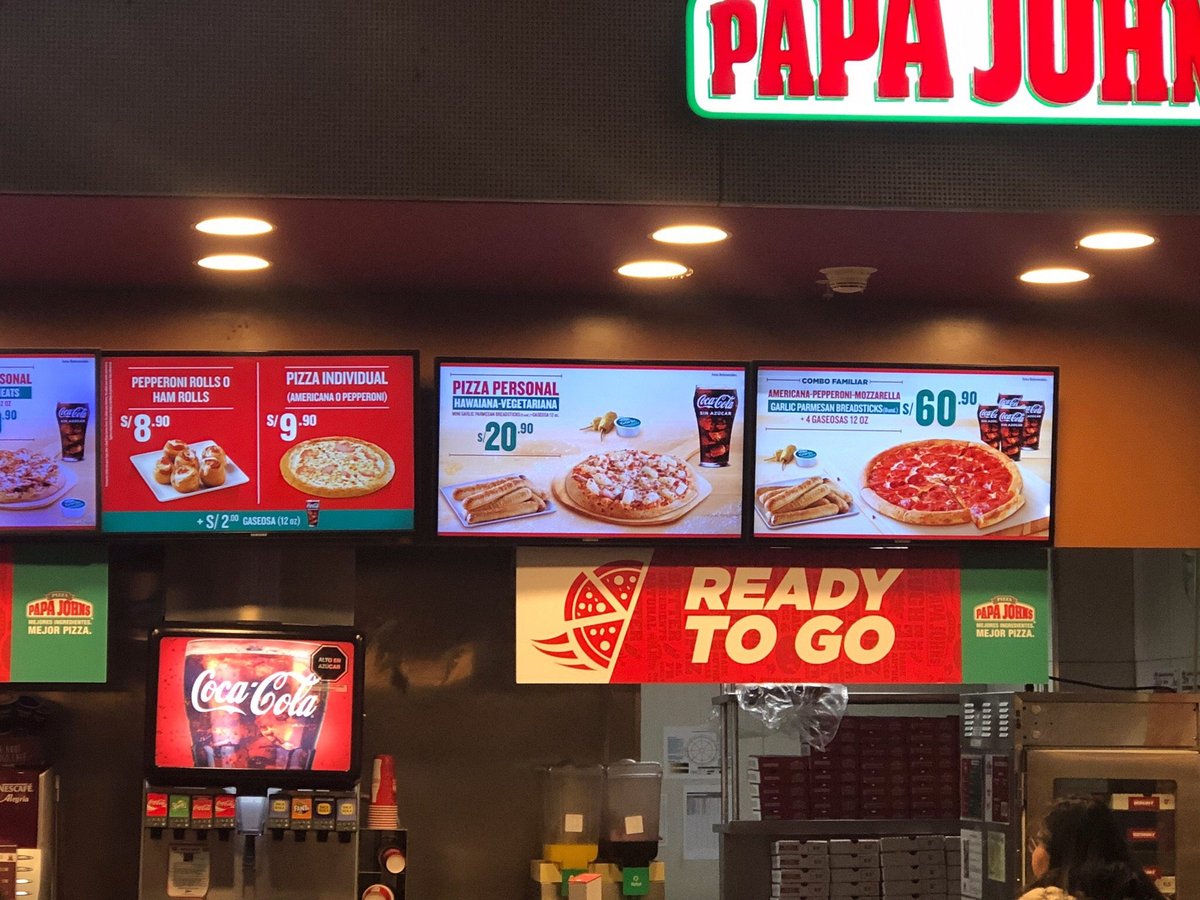 PAPA JOHNS PIZZA, Callao - Aeropuerto Internacional Jorge Chavez Callao ...