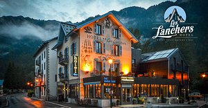 Hotel Les Lanchers in Chamonix, image may contain: Hotel, Neighborhood, Resort, City