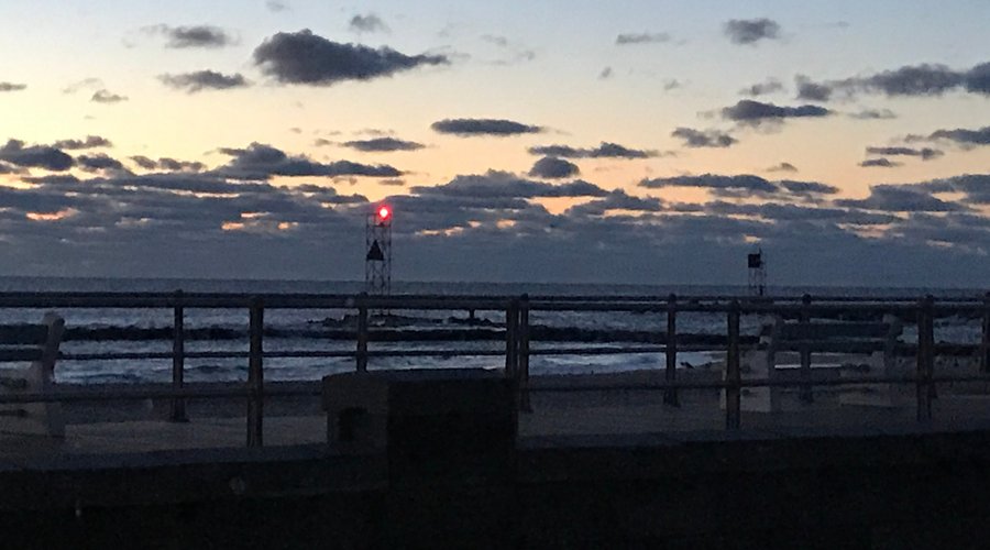 Beautiful view of jersey beach