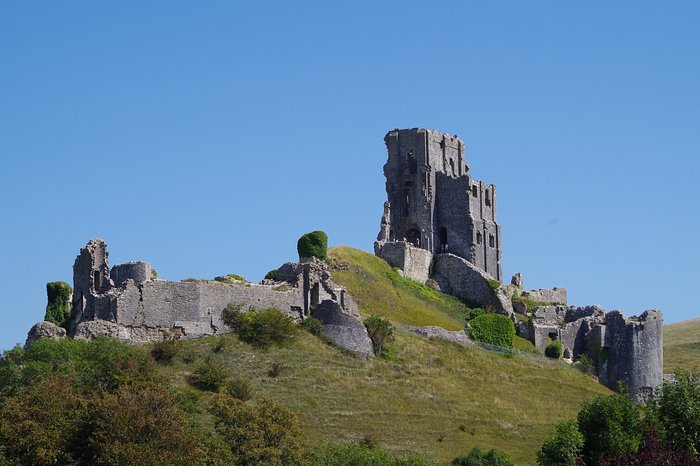 Corfe Castle in Dorset