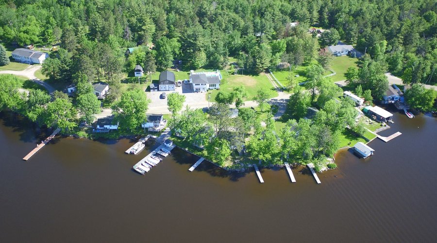 Air photo of Deluxe Camp