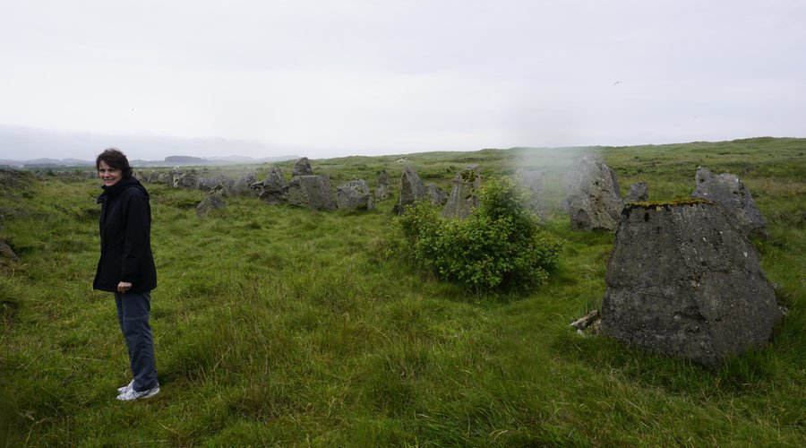   Walk among the rocks on the same ground that the POW's that were forced to place them did.