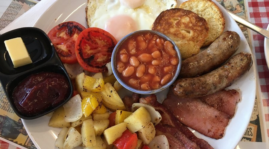 English breakfast platter - good for sharing!