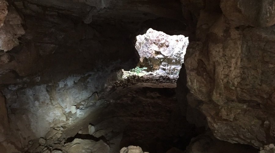 the cave