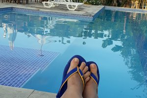 Piscina e praia