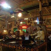 The beautifully decorated interior.
