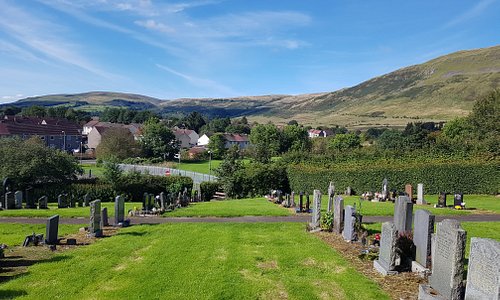 Scenic Lennoxtown graveyard