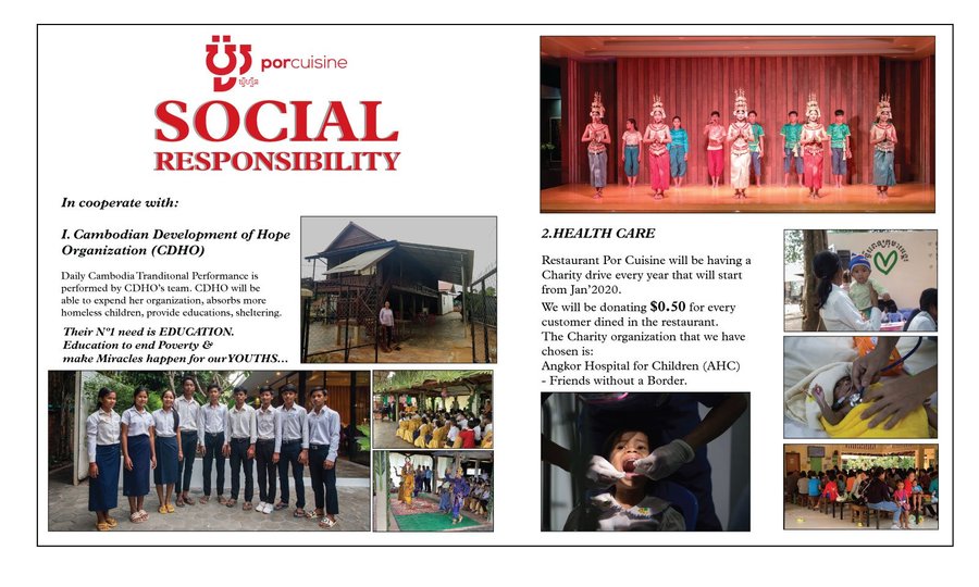 Social Responsibility - Por Cuisine