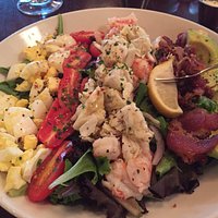 Seafood Cobb salad