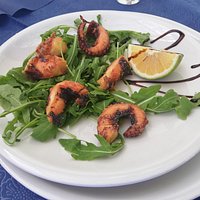 Polpo fritto.