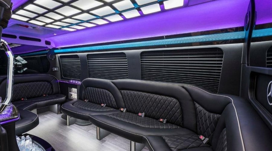 White Party Bus