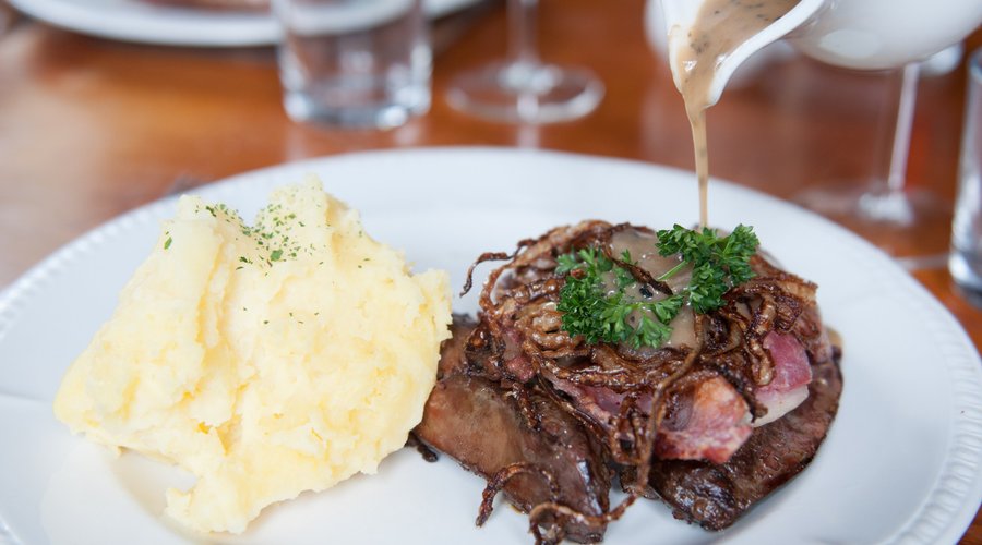 Delicious British food served daily