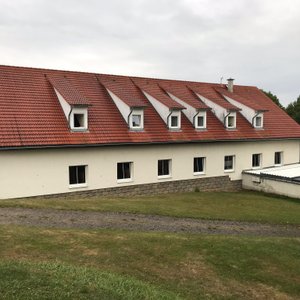 Wohnbereich mit Blick ins Grüne