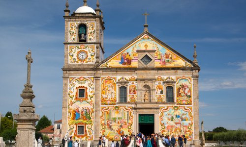Incredible exterior . Igreja matriz de Santa Maria de valega