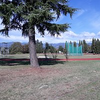 panoramica con la pista di atletica