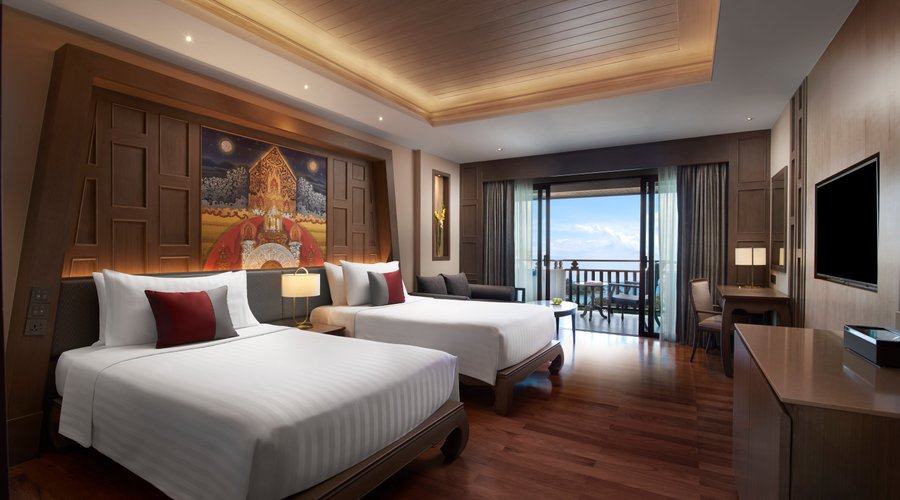 Deluxe Twin room at Amari Vogue Krabi