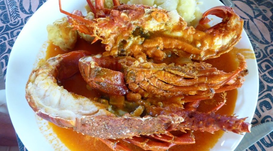 Langouste flambée au whisky