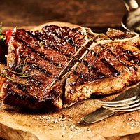 t-bon steak grilled