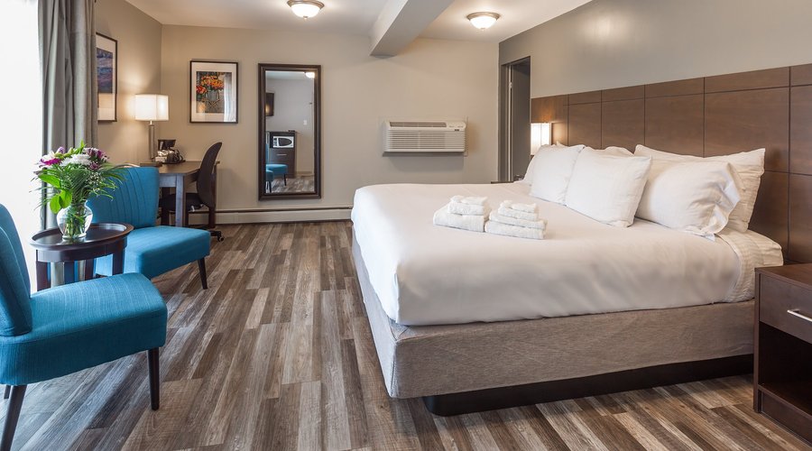 King Size Bed in newly renovated room