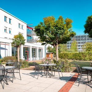 Outdoor terrace for dining, drinking and relaxing