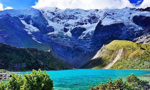 Laguna Humantay 4200 msnm lugar mágico para los amantes de la naturaleza y caminantes, espacio para escapar de la rutina