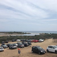 Car park with beach a short walk away
