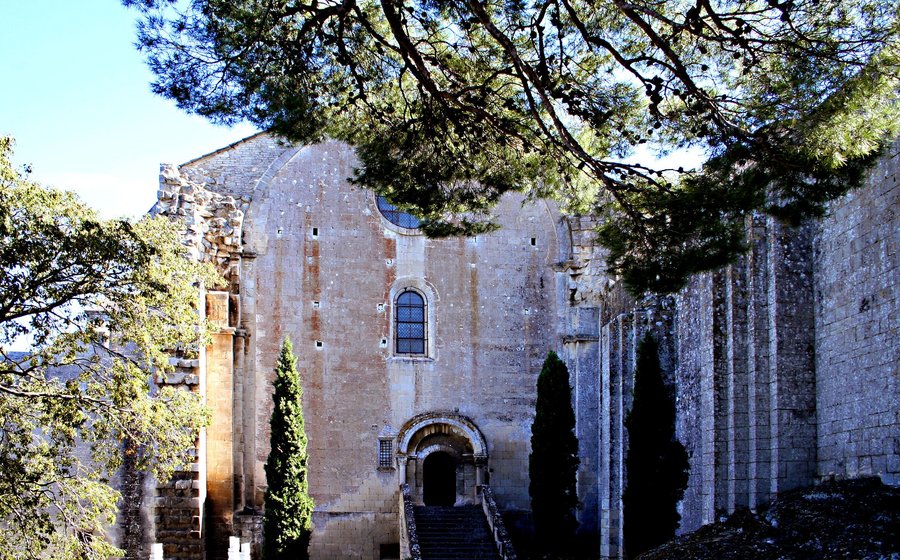 Entrée de l'abbaye de Montmajour