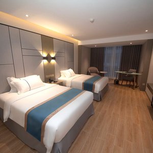Citic Hotel Boracay in Panay Island, image may contain: Screen, Monitor, Computer Hardware, Bed