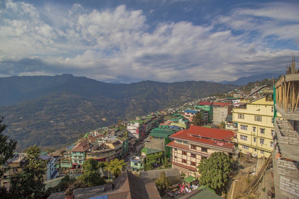 View of Gangtok the Capital City of Sikkim, India Stock Photo - Image of  city, landscape: 78130630