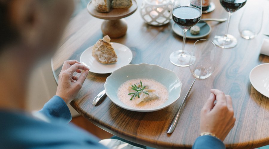 Le restaurant Les Trois Rochers