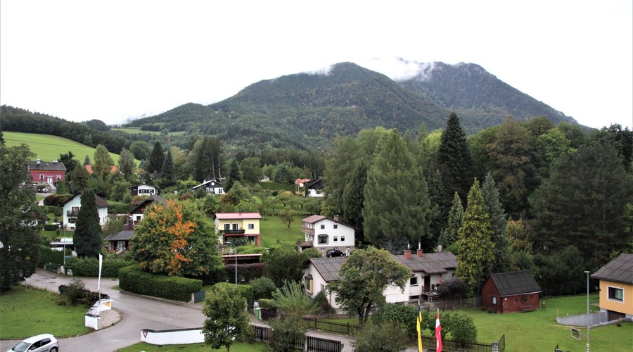 Aussicht vom Balkon des Hotelzimmers 