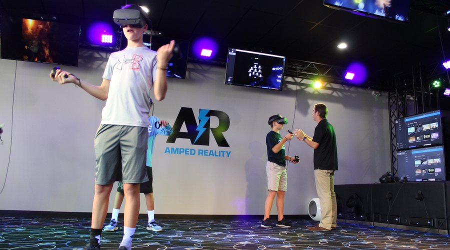 Virtual Reality is great because it's active fun!