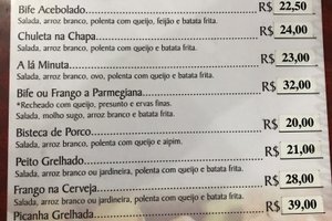 Cardápio