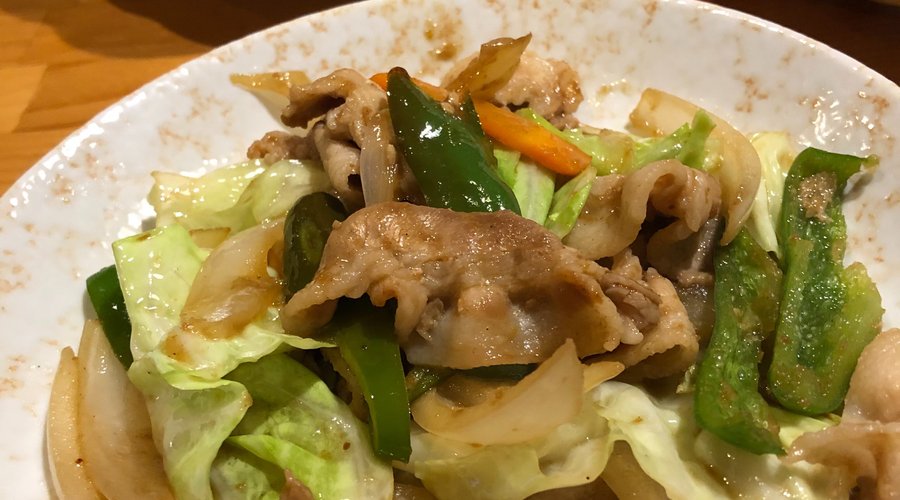 お家で出てくるみたいな、肉野菜炒め