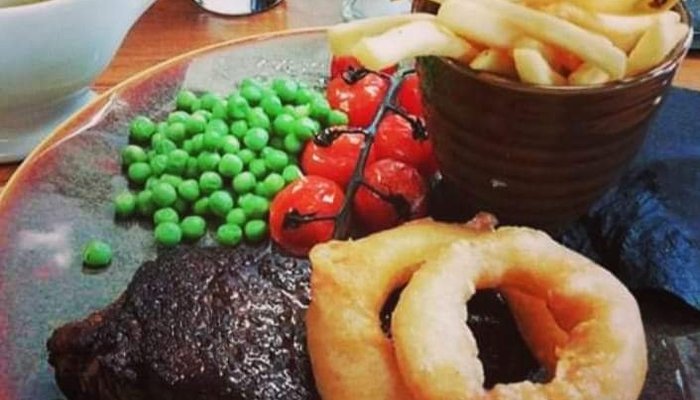 Monday steak night.