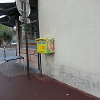 La fresque sur la boîte aux lettres