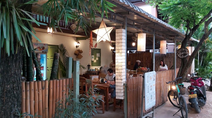 Front porch of the Bamboo Restaurant.
