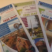 Some of the maps available at the visitor information centre.