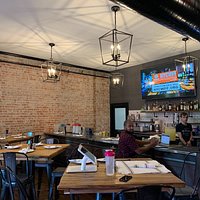 Bar area right when you walk in