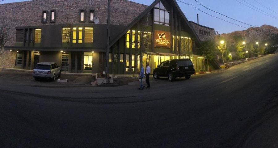 Hotel facade / night photo
