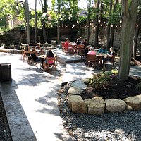 Outside dining