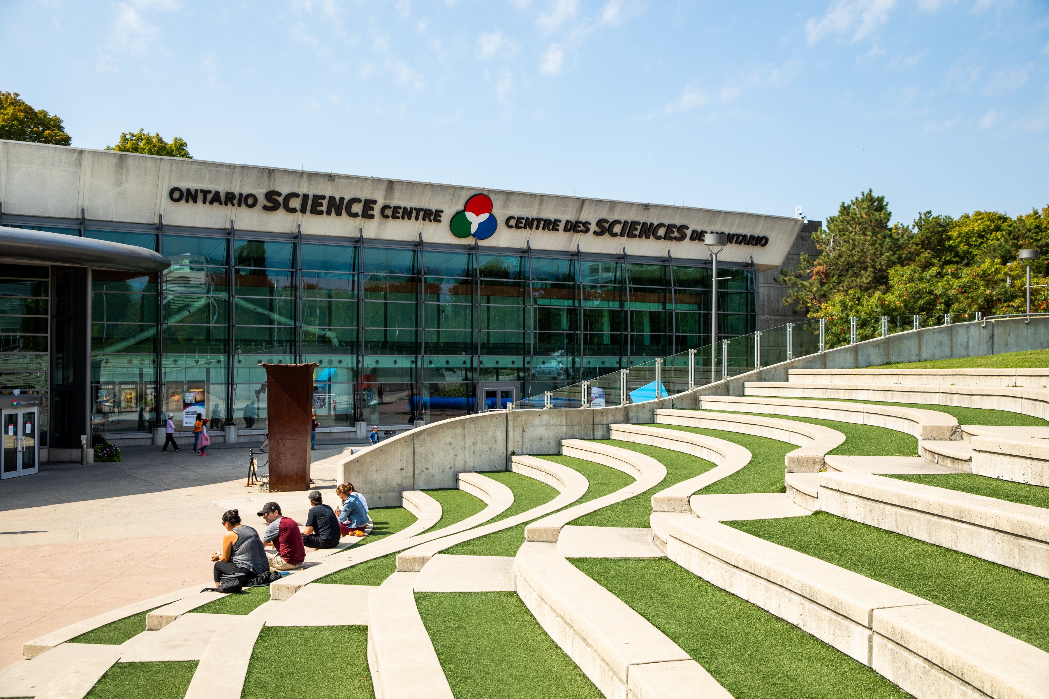 ONTARIO SCIENCE CENTRE Toronto All You Need To Know BEFORE You Go   Front Amphitheatre Steps 