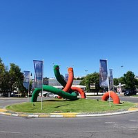 Great looking worms on roundabout