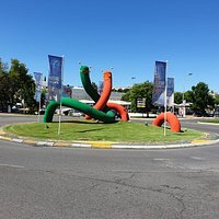 Great looking worms on roundabout